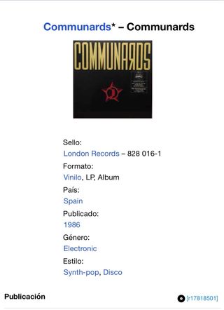 The Communards - Communards LP