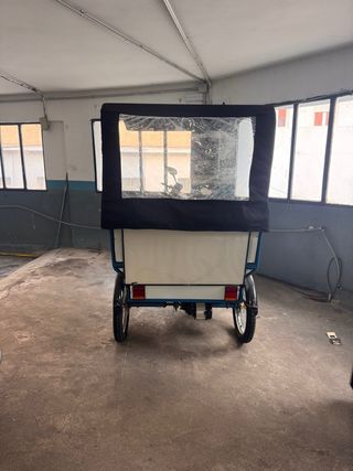 Triciclo eléctrico para 3 pasajeros