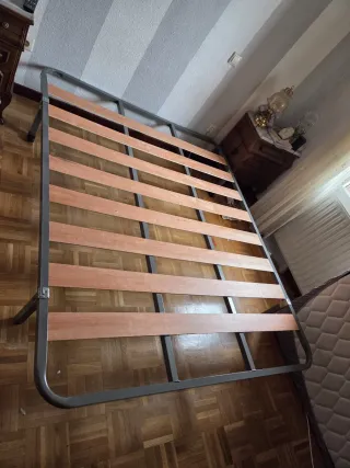 Somier 150x190 Metal y Madera