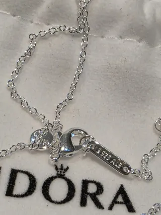 Collar Pandora Corazón Plata 925