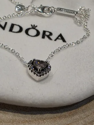 Collar Pandora Corazón Plata 925