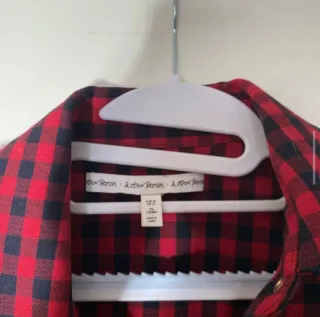 Chaqueta cuadros roja y negra