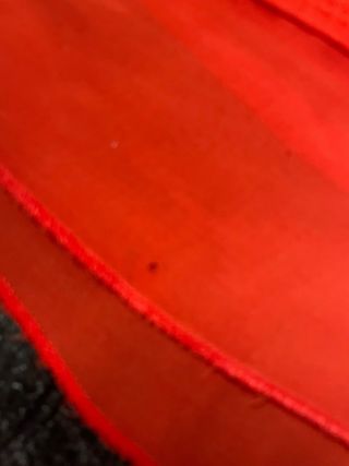 Top vintage naranja con encaje floral