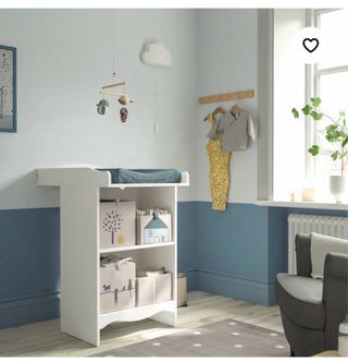 Cambiador bebé blanco