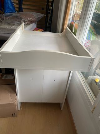 Cambiador bebé blanco