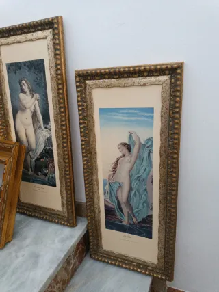 Marcos y Espejos Decorativos Madera y Oro