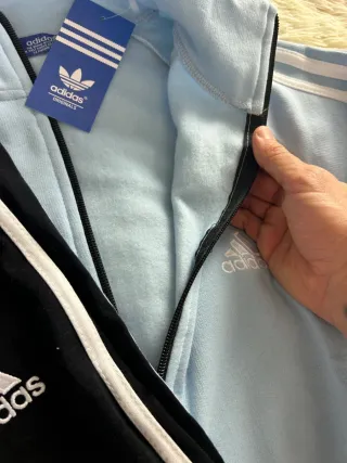 Adidas Chándal Completo Mujer XL Azul y Negro