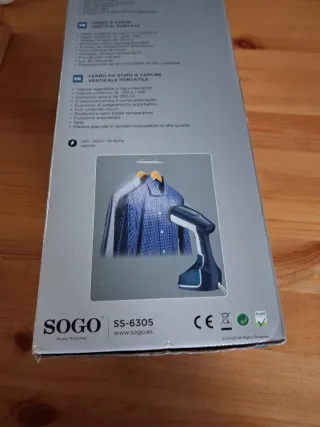 Plancha Vertical SOGO SS-6305 Portátil