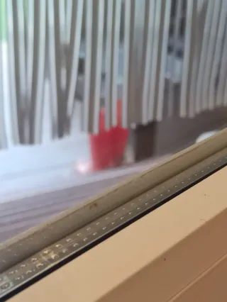 Puerta aluminio doble cristal climalit 2,10x 0,85