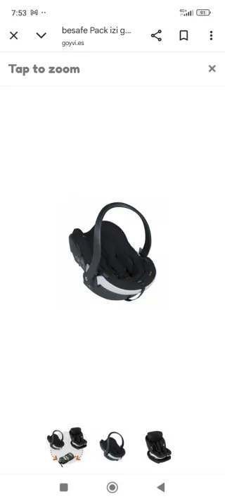 Pack Modular Izi Go Besafe Silla Coche