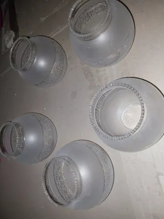 Globos de cristal decorados