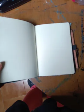 Quaderno copertina stoffa con elastico