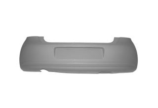 Paragolpes Trasero Imprimado (Agujero Para Escape Grande, 17 Cm) para Volkswagen POLO 2009