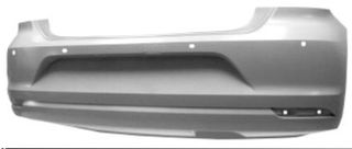 Paragolpes Trasero Imprimado (Con Agujeros Para Sensores) para Volkswagen POLO 2014