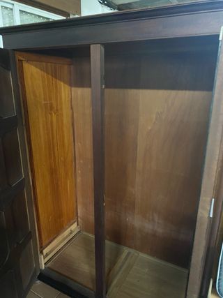 Armario de madera 2 puertas