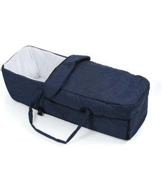 Carrito gemelar azul marino