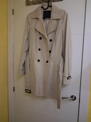 Chaqueta Zara beige entretiempo talla M