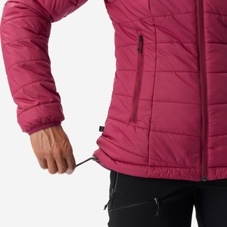 Chaqueta acolchada montaña y trekking con capucha Mujer