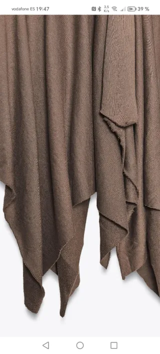 Vestido marrón fruncido OFERTA