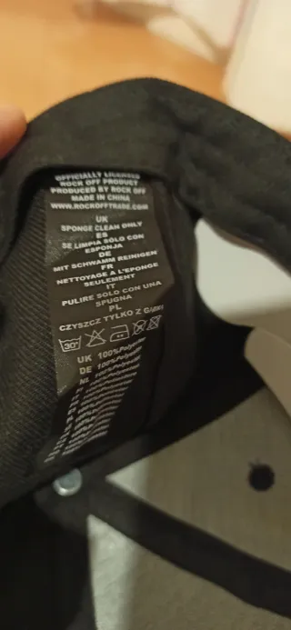 Gorra Negra Blink 182 Logo Multicolor