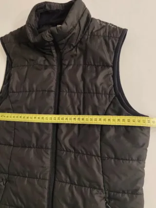 Chaleco acolchado mujer negro