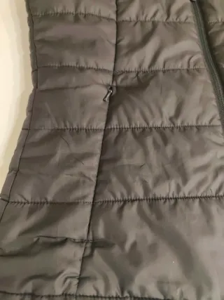 Chaleco acolchado mujer negro