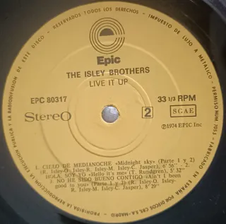 The Isley Brothers - Live it up