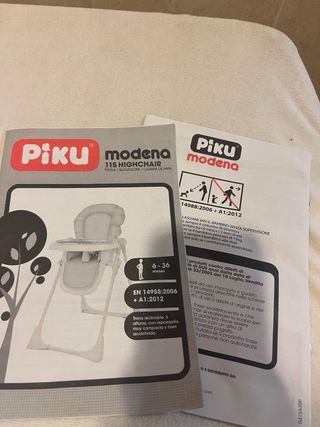 Trona de bebé con estampado pirata