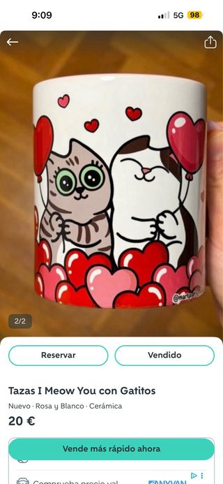 Taza I Meow You con Gatitos