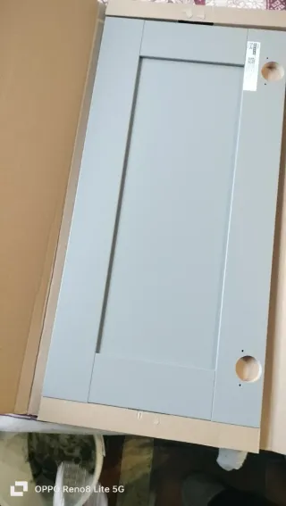 Puerta Mueble Cocina Ikea Gris