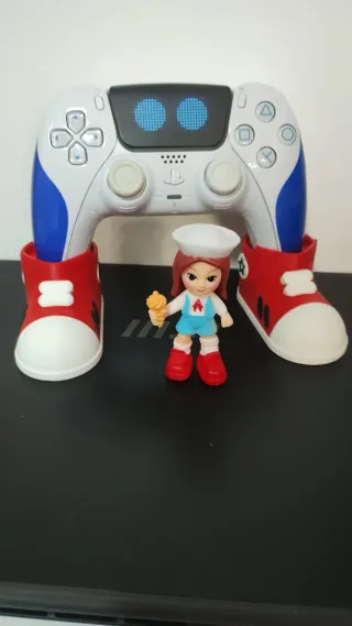 Soporte Mando PS con Zapatillas