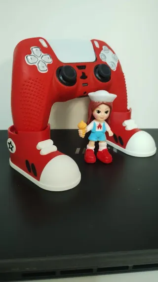 Soporte Mando PS con Zapatillas