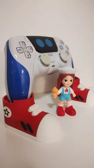 Soporte Mando PS con Zapatillas