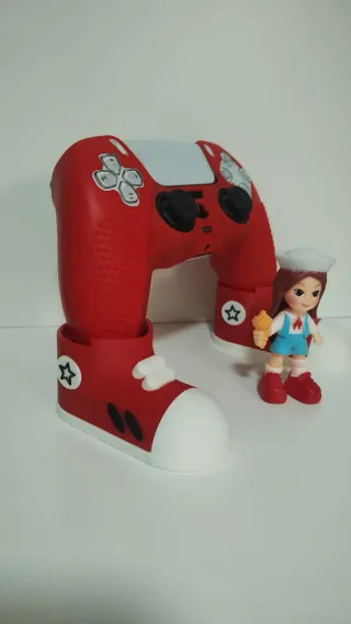 Soporte Mando PS con Zapatillas