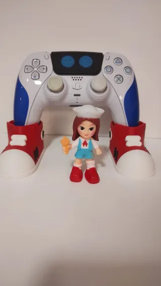 Soporte Mando PS con Zapatillas