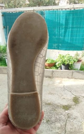 Bailarinas Guess Beige/Dorado Talla 39