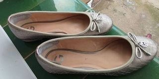 Bailarinas Guess Beige/Dorado Talla 39