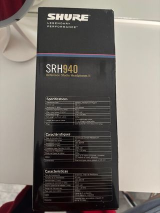 Auriculares Shure SRH940 Estudio Profesional