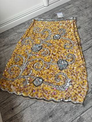 Falda Lentejuelas Bordada Edición Limitada
