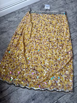 Falda Lentejuelas Bordada Edición Limitada