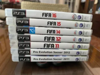 Lote 6 Juegos PS3 FIFA y Pro Evolution Soccer