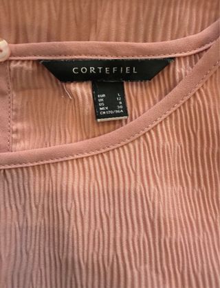 Blusa/camisa boho chic manga larga  rosa. Talla L