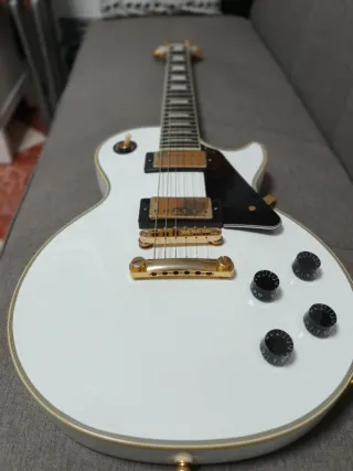 Epiphone Les Paul Custom Alpine Wite