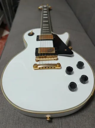 Epiphone Les Paul Custom Alpine Wite