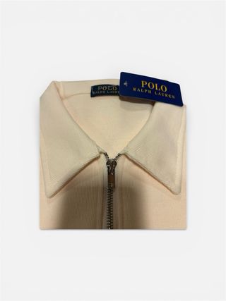 Polo Ralph Lauren Beige Cremallera Media Talla M