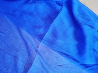 Traje Anarkali India Azul y Plateado