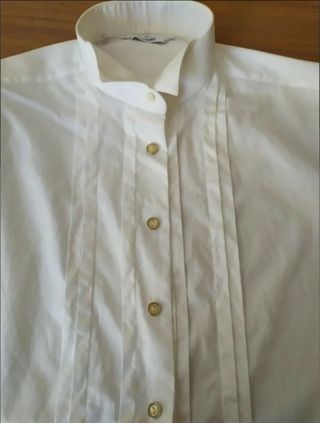 Camicia da smoking bianca