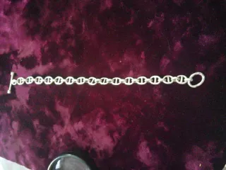 Pulsera eslabones plata