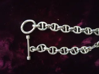 Pulsera eslabones plata