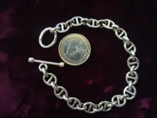 Pulsera eslabones plata